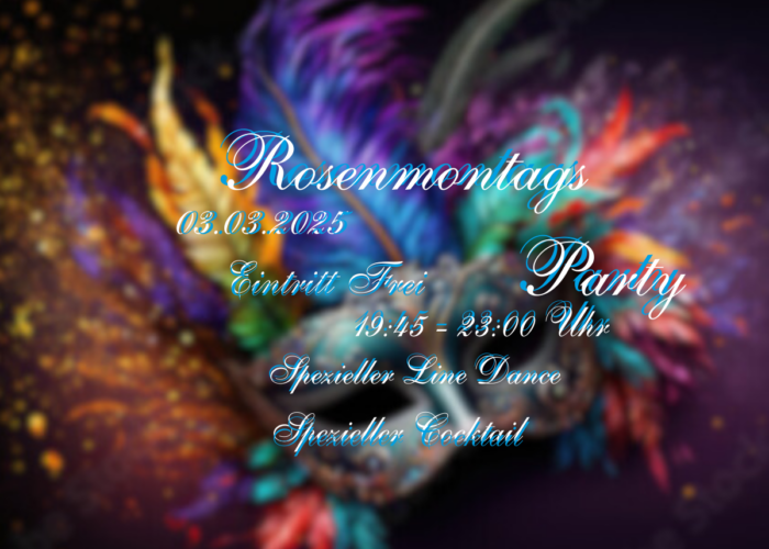 Rosenmontags-Party